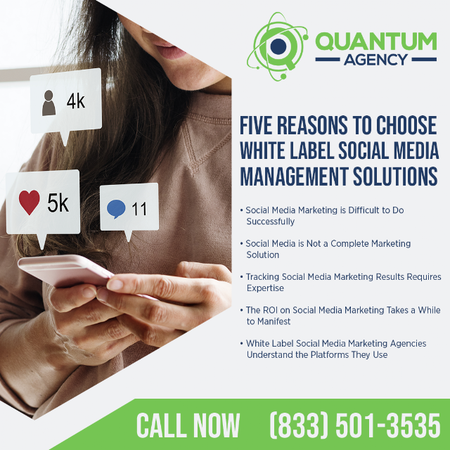 Quantum Agency: Quantum Agency - Five Reasons to Choose White Label Social Media Management Solutions