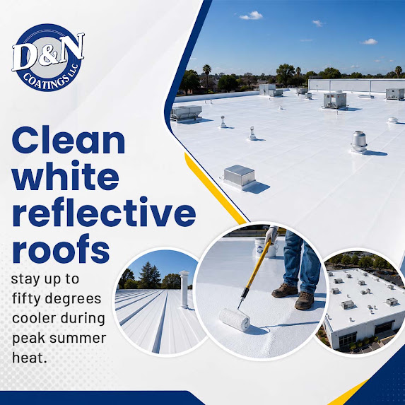 Clean reflective roofing