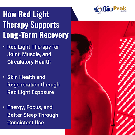 How Red Light Therapy Supports Long-Term Recovery