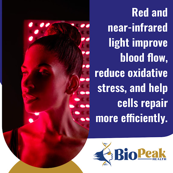 red light therapy improves blood flow