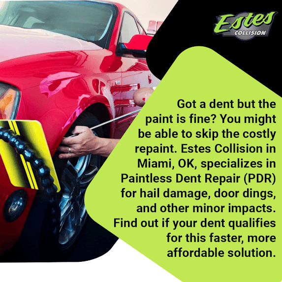 Paintless dent repair specialist for hail damage