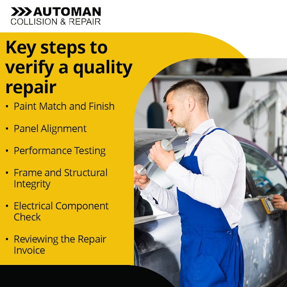 Key steps to verify a quality repair