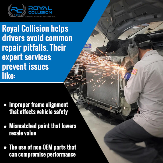 Royal Collision helps avoid common repair pitfalls