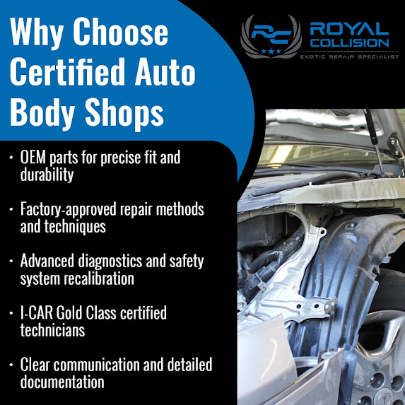 Why choose certified auto body shops