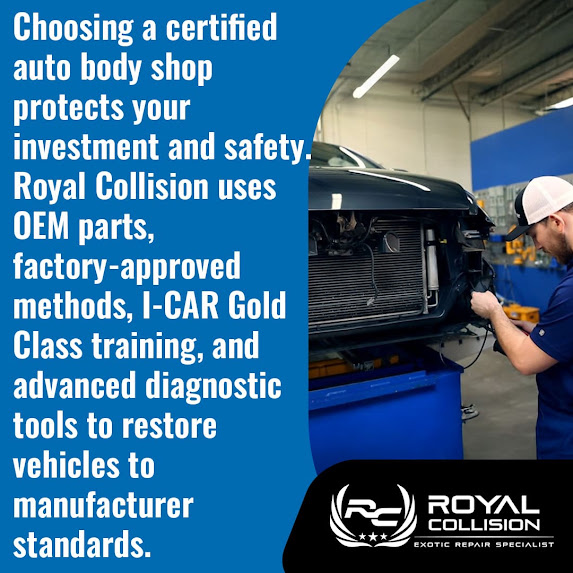 Choosing a certified auto body shop