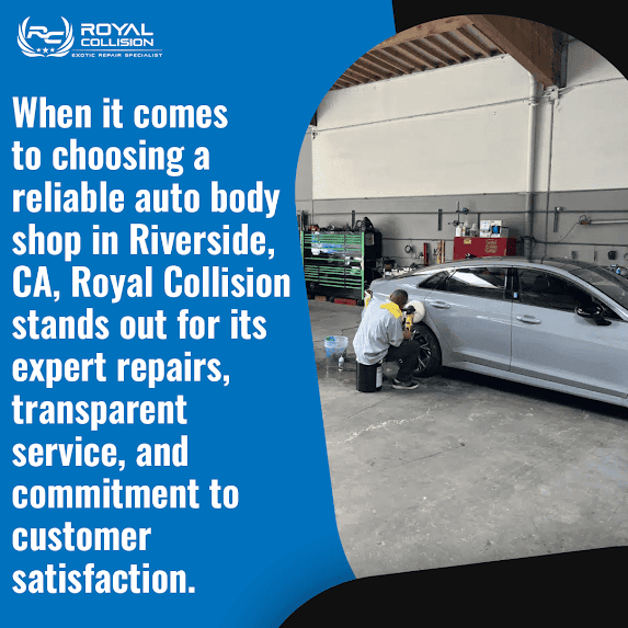 Reliable auto body shop in Riverside, CA