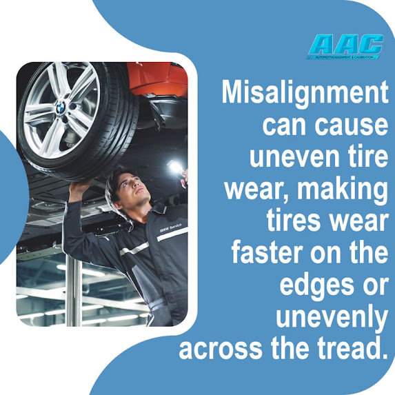 Technician Fixing Misaligned wheel