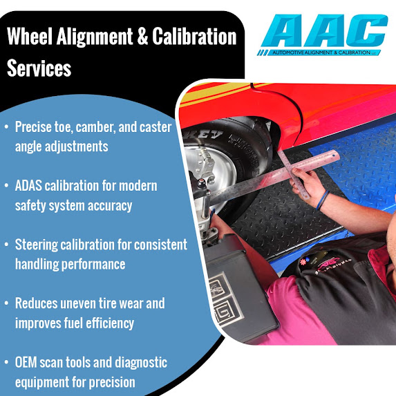 Wheel alignment and calibration services