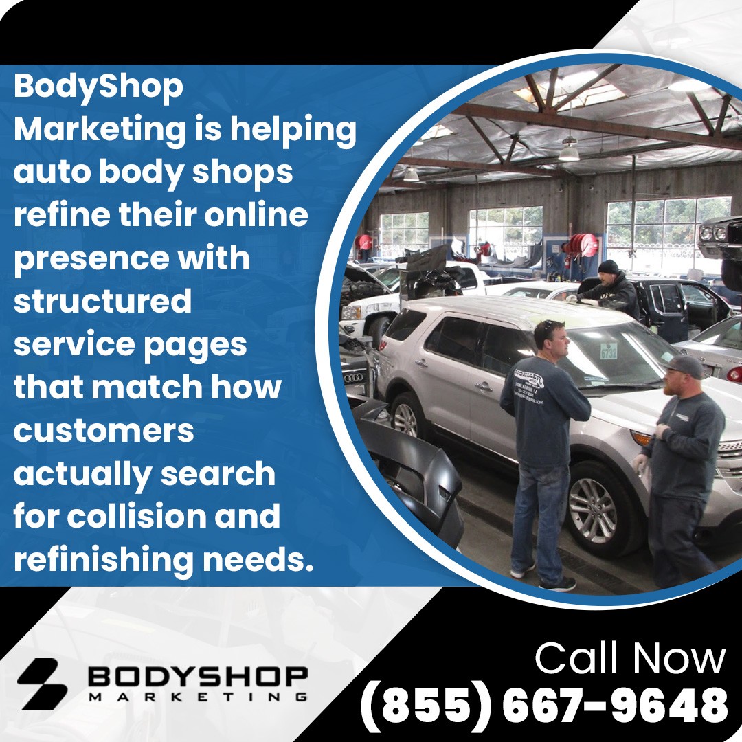 Optimized Service Pages Improve Body Shop Online Visibility and Leads
