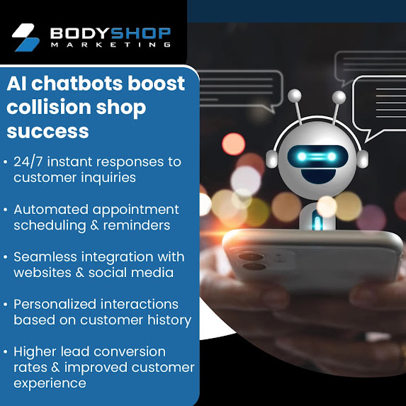 AI chatbots boost collision shop success 