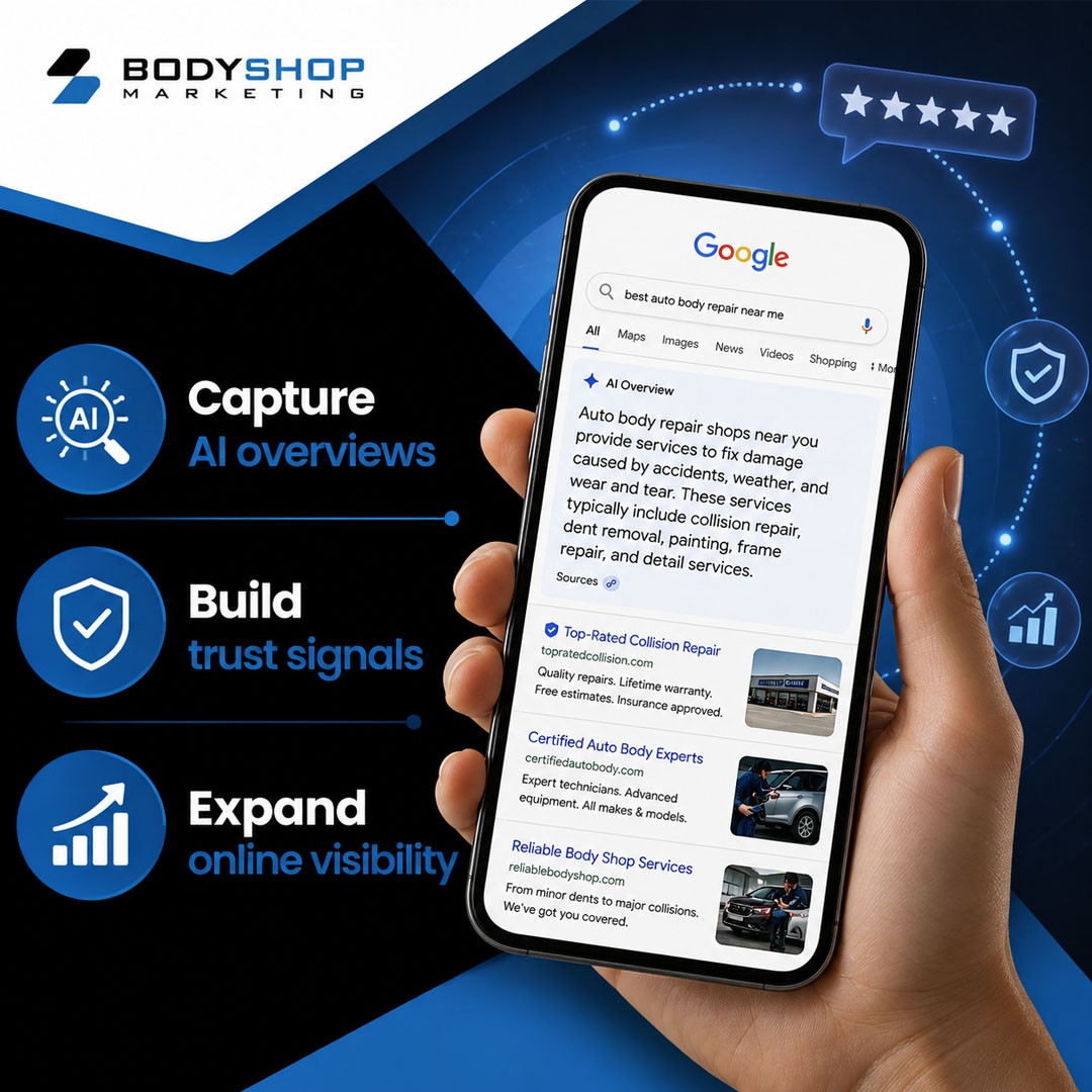 BodyShop Marketing Releases New AI Search Guidance for Auto Shops