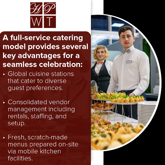 Server presenting fresh appetizers at a full-service wedding catering event in Utah by Have Party Will Travel, showcasing interactive food stations and on-site service.