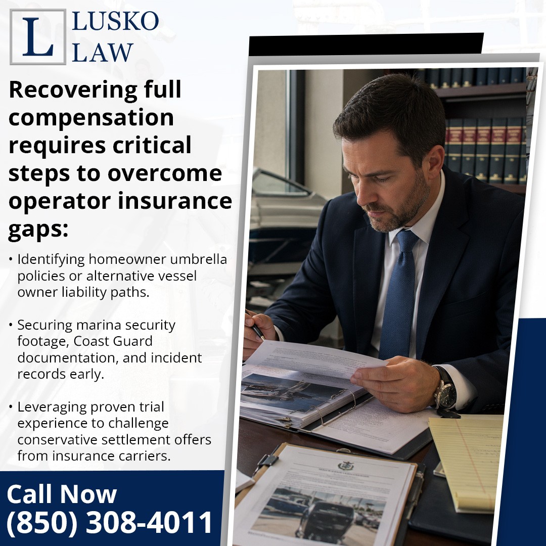 Rising Summer Boating Personal Injury Claims Addressed By Lusko Law