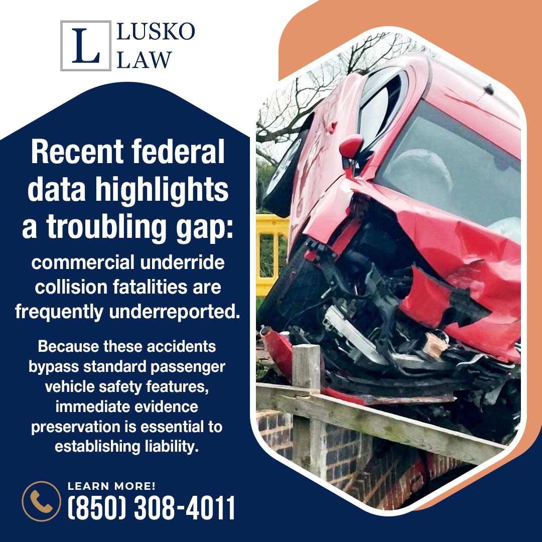 Federal Underride Crash Data Gap Prompts New Guidance from Lusko Law