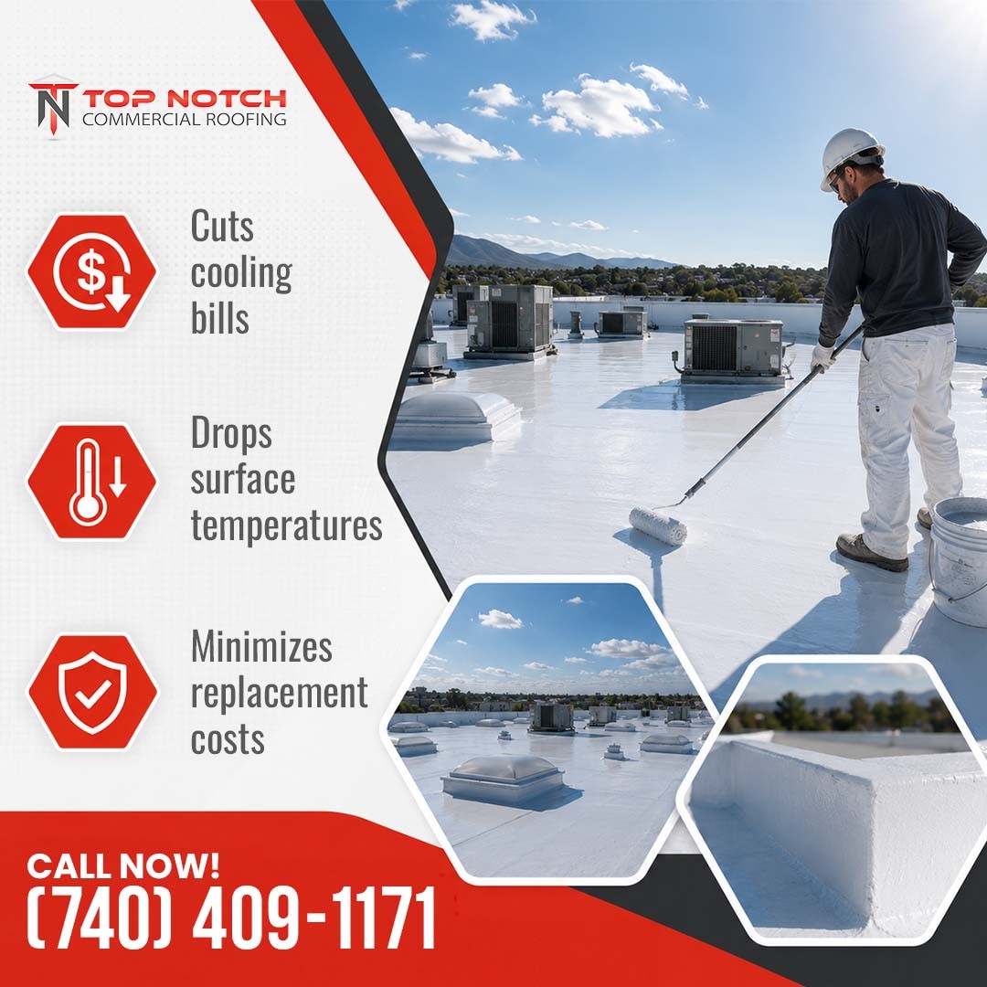 Reflective roof for summer energy savings