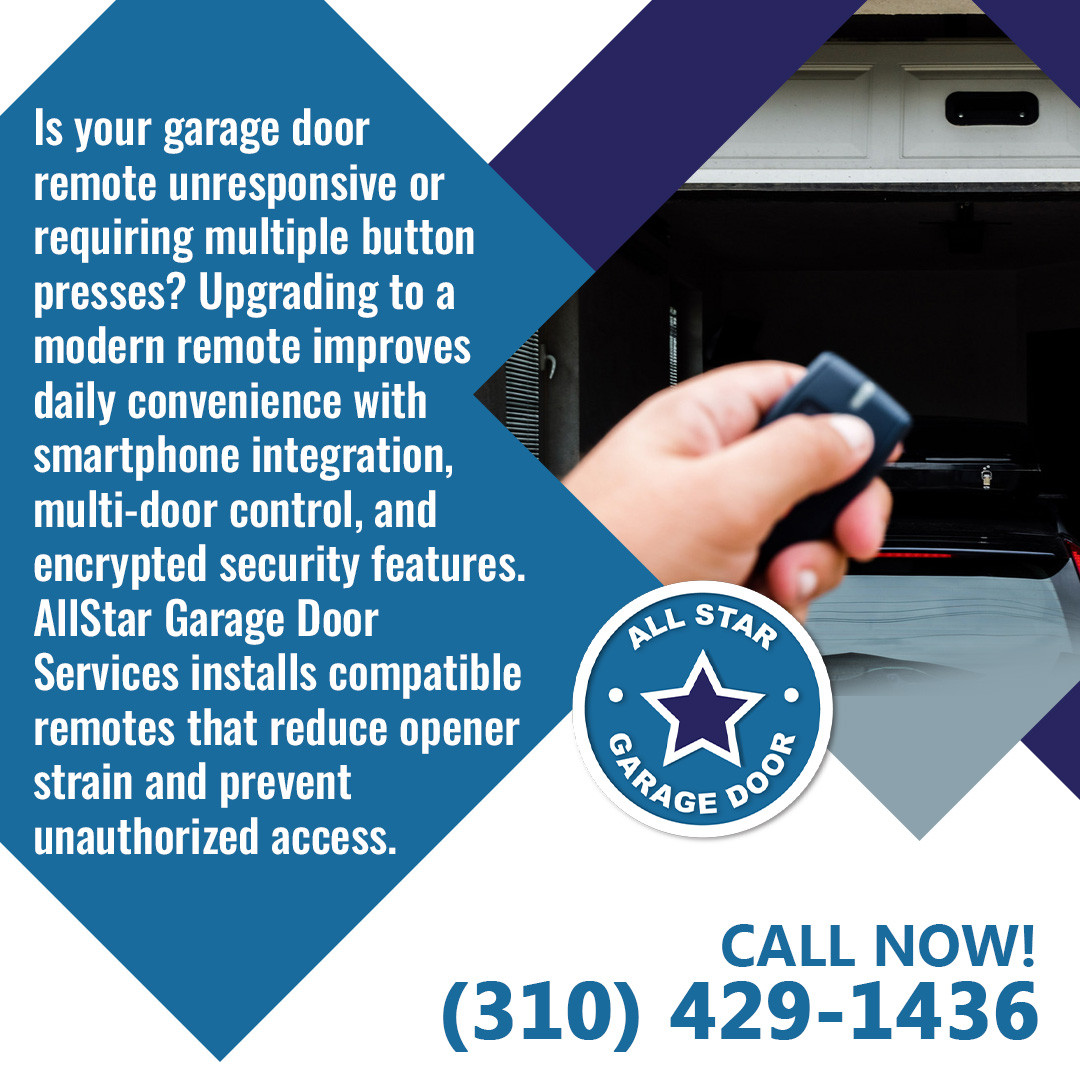 Upgrade Your Garage Door Remote with AllStar Garage Door Services, Inc