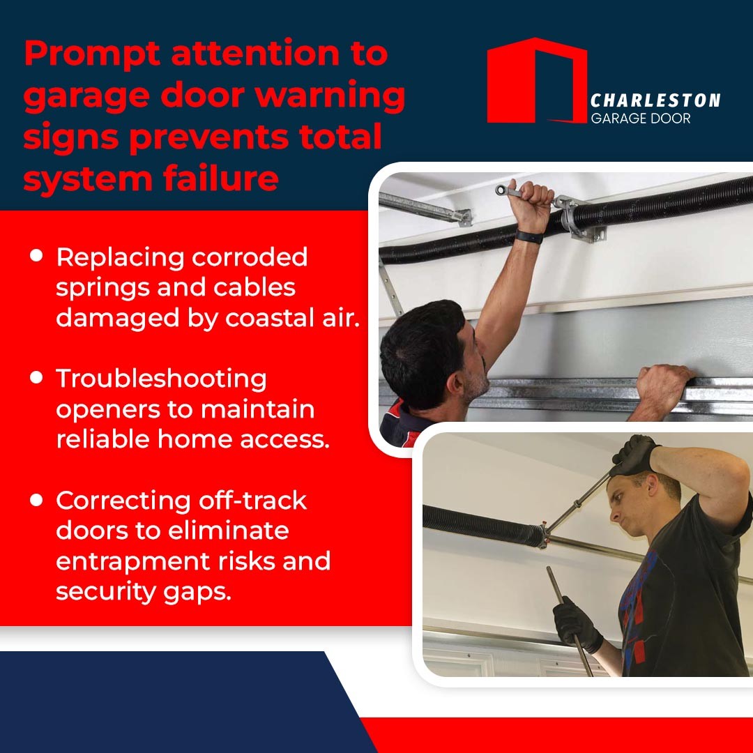 Addressing Garage Door Problems Early With Charleston Garage Door LLC