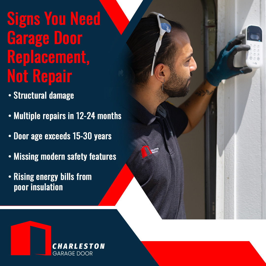 Charleston Garage Door Explains When to Repair or Replace Your Garage Door