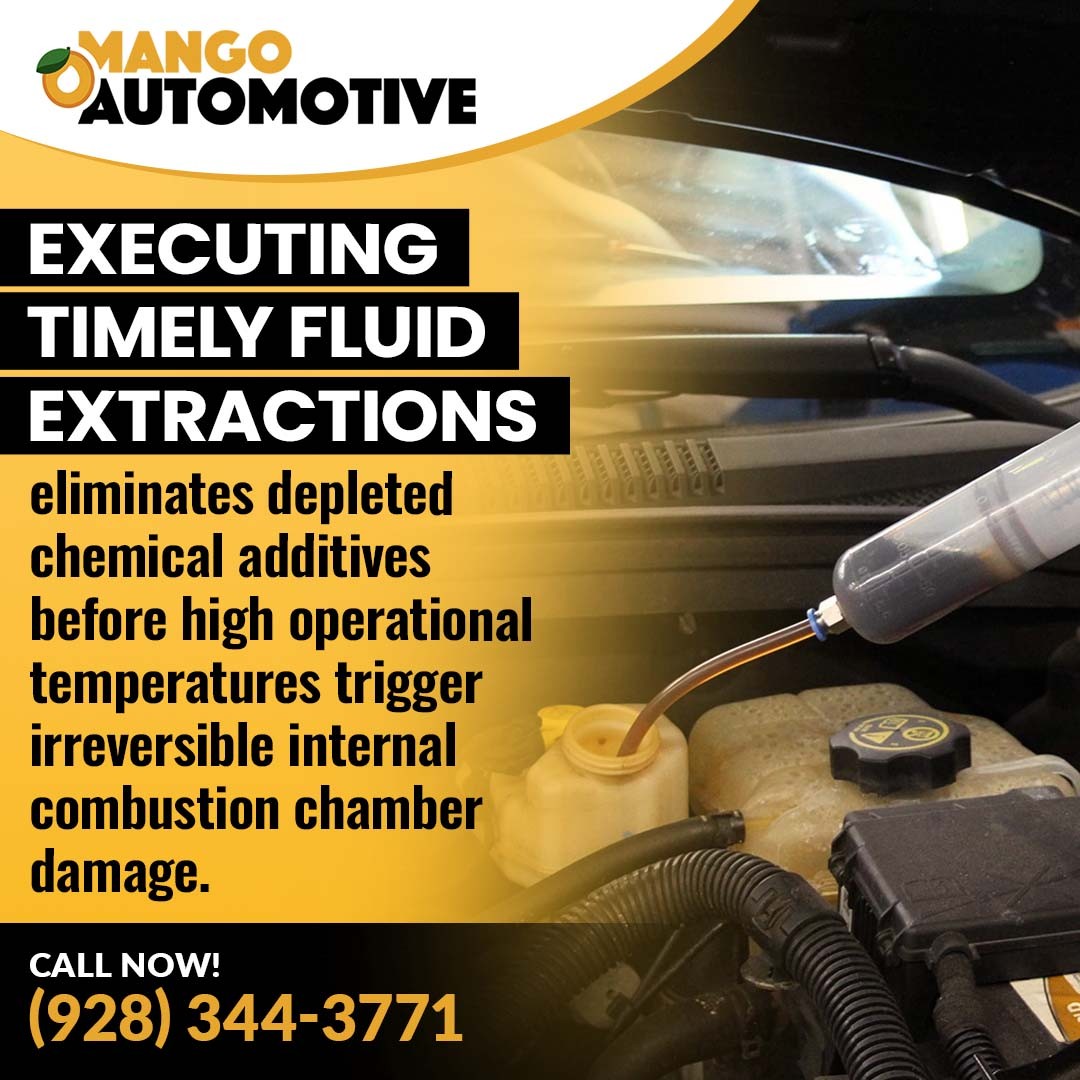 Coolant flush service for diesel vehicles