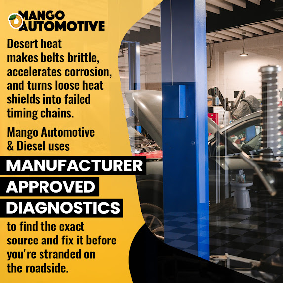 Mango Automotive Identifies and Fixes Common Hood Rattling Problems