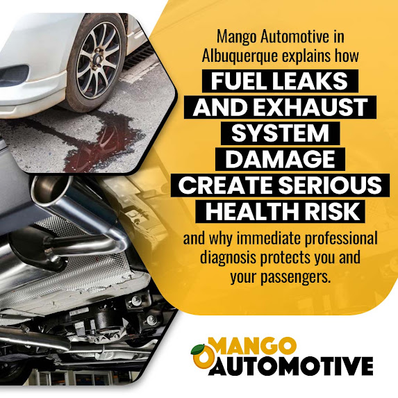 Auto Repair Shop in Albuquerque Discusses Fuel and Exhaust Odors