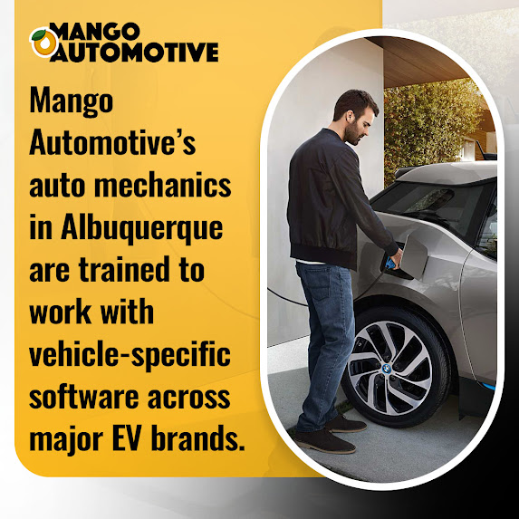 Mango Automotive Offers EV Software Diagnostics by Trained Mechanics