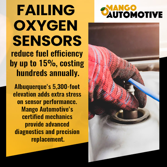 Albuquerque Drivers Get Reliable Oxygen Sensor Repairs at Mango Automotive