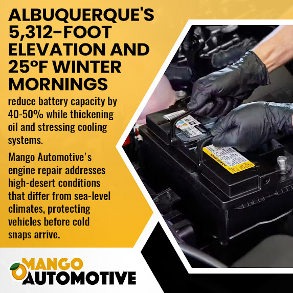 Mango Automotive Keeps Albuquerque Drivers Moving in Winter Conditions