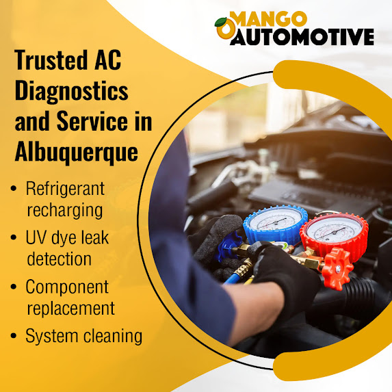 Mango Automotive Offers Car AC Repair to Prepare Albuquerque Drivers for Summer