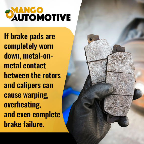 Worn Brake Pads Put Drivers at Risk'Mango Automotive Offers Expert Repairs