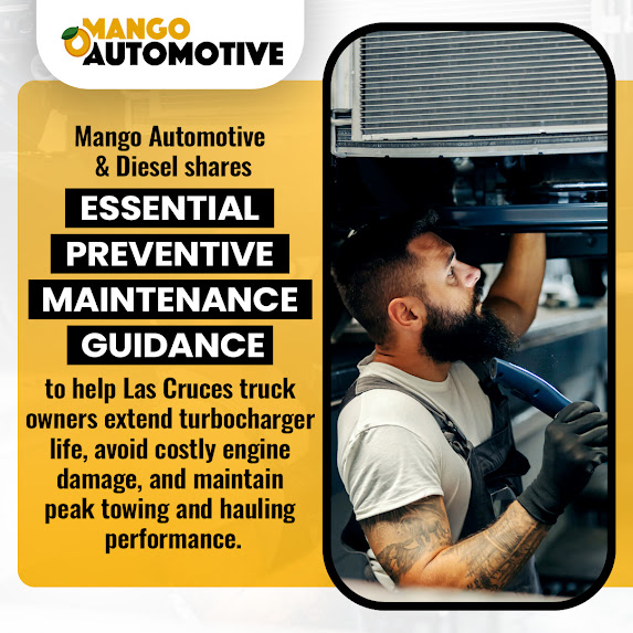 Mango Automotive & Diesel Details How Drivers Can Prevent Turbo Failure