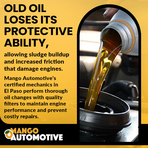 Certified Auto Mechanics at Mango Automotive Provide Reliable Oil Services