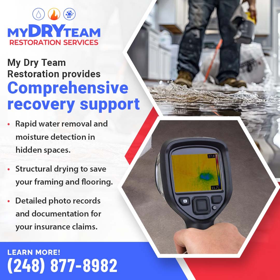 My Dry Team Restoration Services Responds to Water Emergencies Across Milford