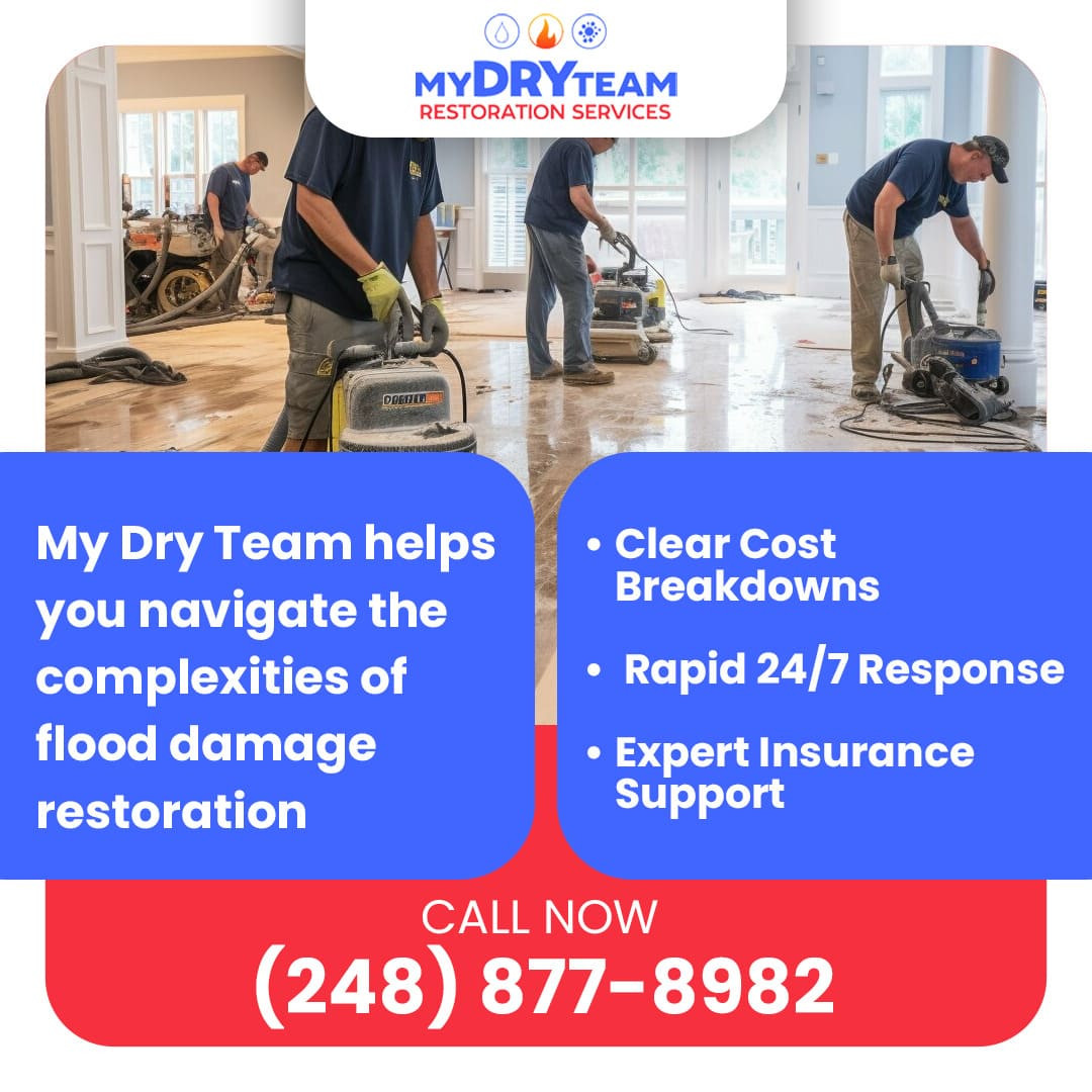 My Dry Team Restoration Services Releases Cost Analysis to Help Novi Homeowners