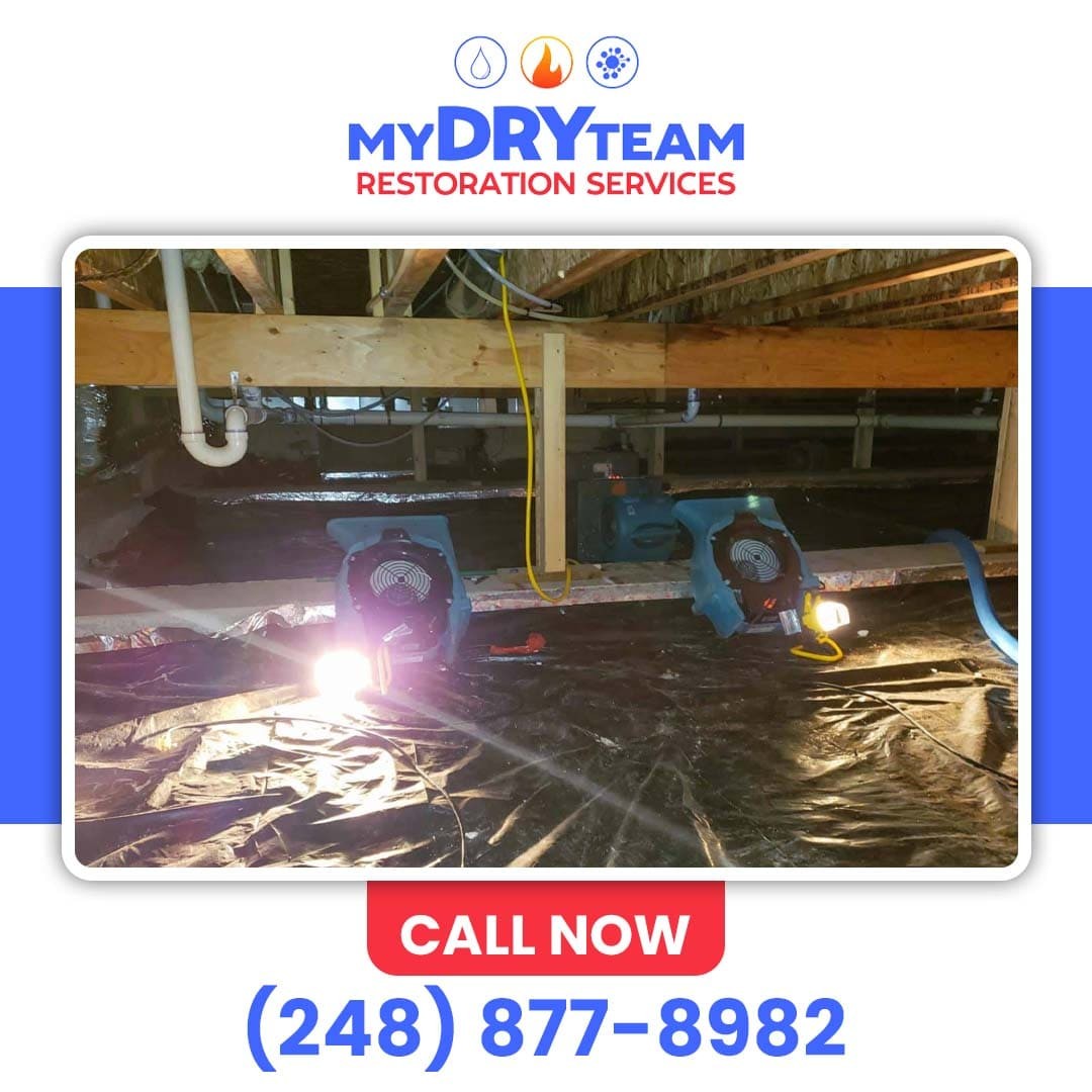 Call My Dry Team Restoration Services for flood damage restoration